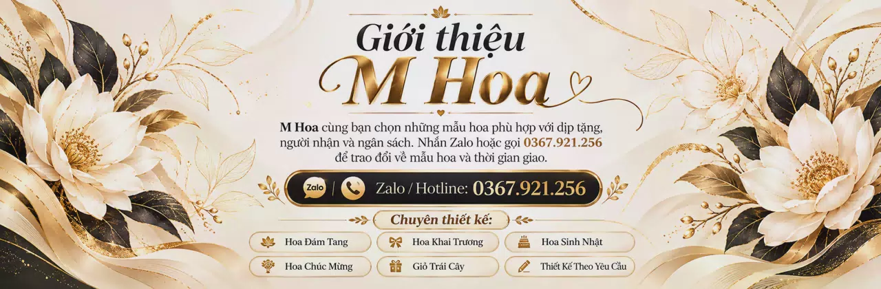 Ảnh bìa Shop hoa tươi Phường Tây Nam Hồ Chí Minh - Trao hoa đẹp, gửi điều thân thương